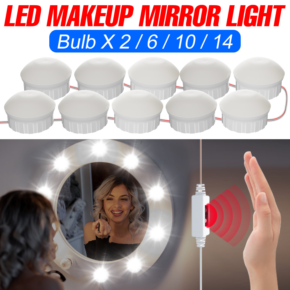 Makeup Mirror Light Vanity Han - Dressing Table Vanity With Lighted Mirror ulasan dan harga