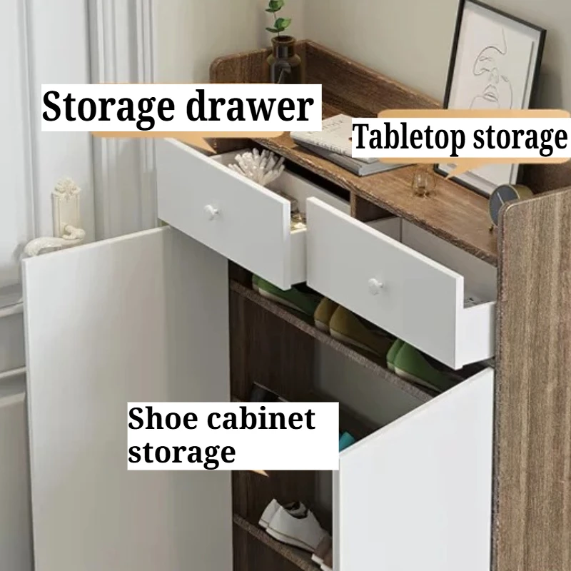 &Slim 20cm Shoe Cabinet Entryw - Shoe Rack Cabinet Narrow Entryway ulasan dan harga