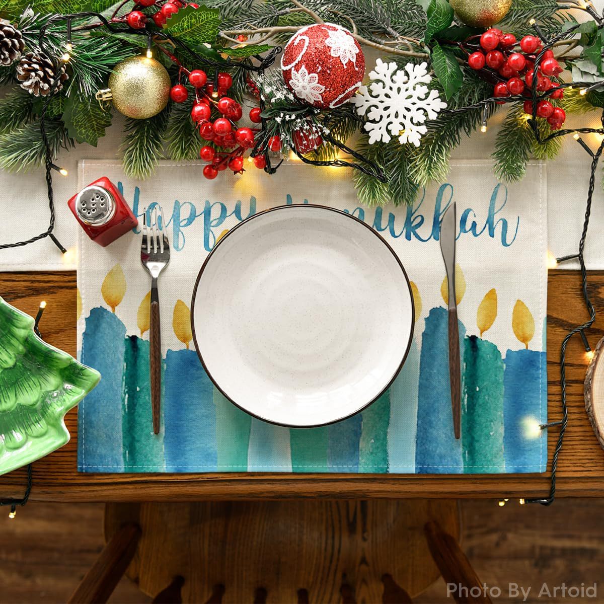 8Pcs Jewish Holiday Placemat S - Chairs ulasan dan harga
