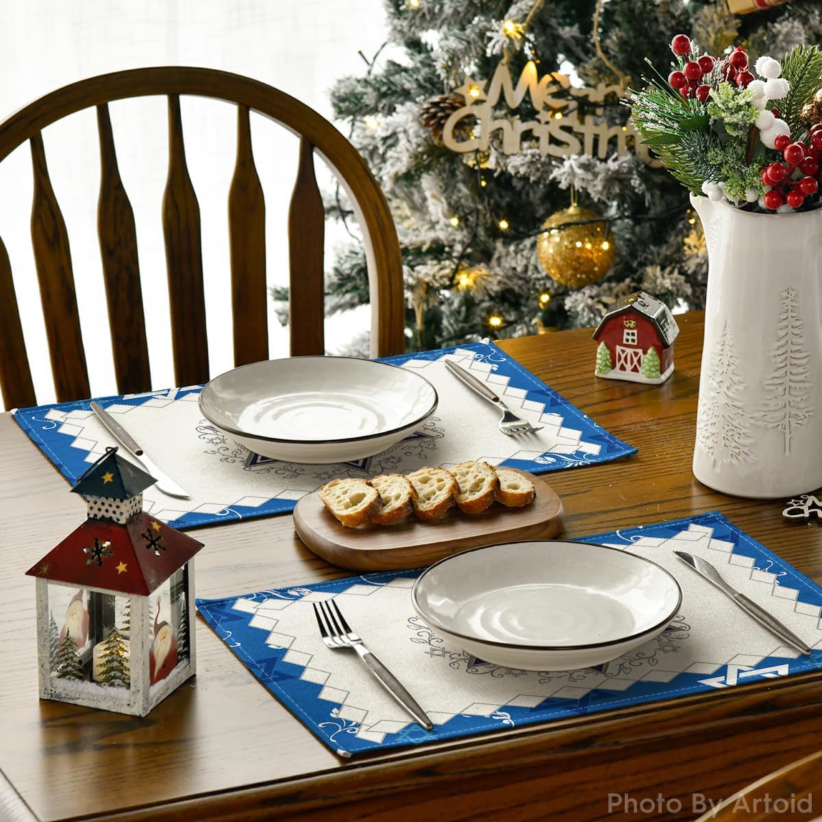 8Pcs Jewish Holiday Placemat S - Chairs ulasan dan harga