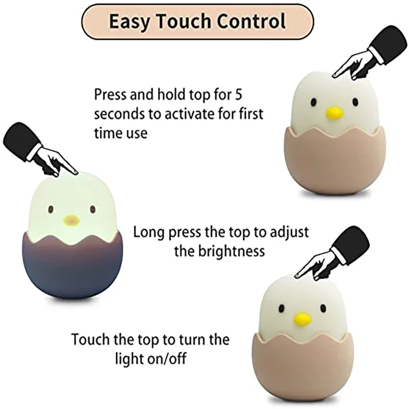Led Children Touch Night Light - Floating Nightstand With Led Light ulasan dan harga