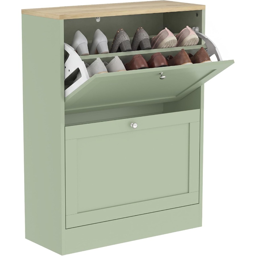 Entryway Shoe Storage Cabinet, - Shoe Rack Cabinet Narrow Entryway ulasan dan harga