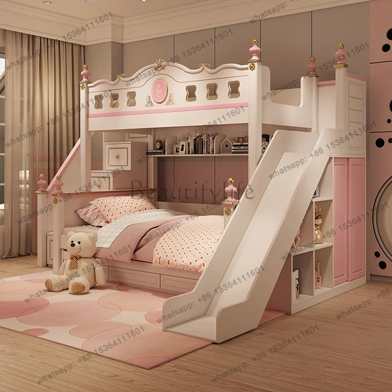 PG modern luxury bases master  - Bunk Bed With Stairs And Slide ulasan dan harga