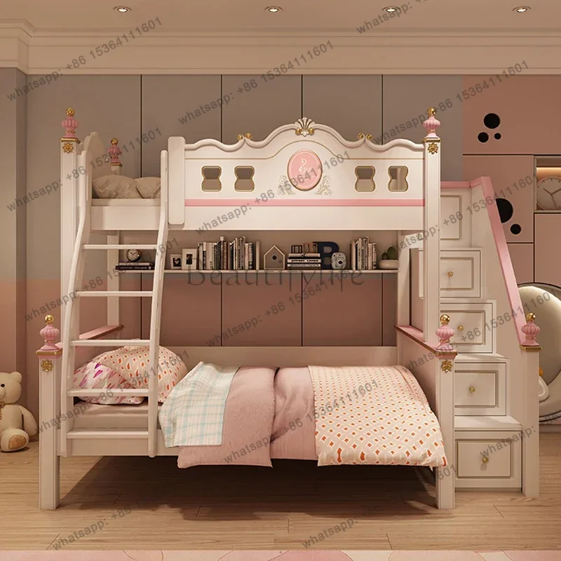 PG modern luxury bases master  - Bunk Bed With Stairs And Slide ulasan dan harga