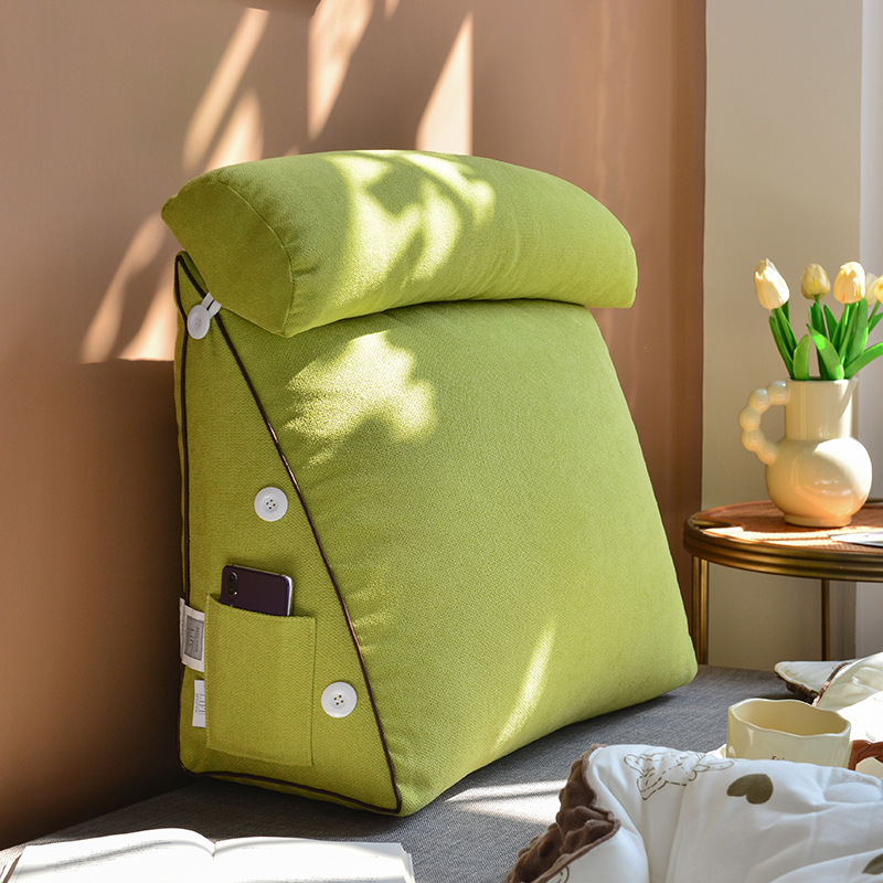 1pc Bedhead tatami triangular  - Headboard Cushion Backrest Tatami ulasan dan harga