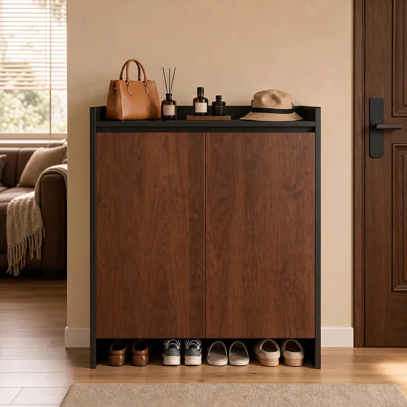 Vintage Slim Shoe Cabinet Mult - Shoe Rack Cabinet Narrow Entryway ulasan dan harga